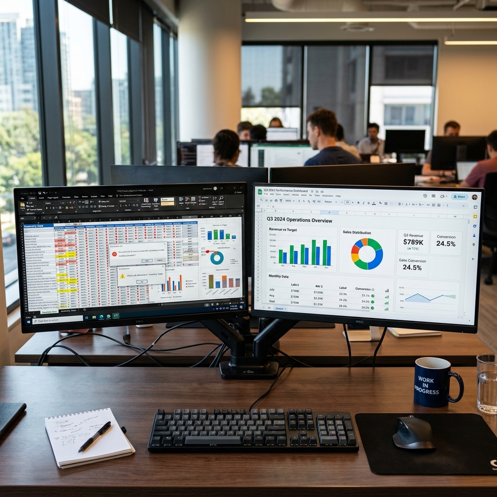 Excel vs Google Sheets para empresas y PYMES en 2026